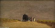Jervis Mcentee Journey's Pause in the Roman Campagna china oil painting artist